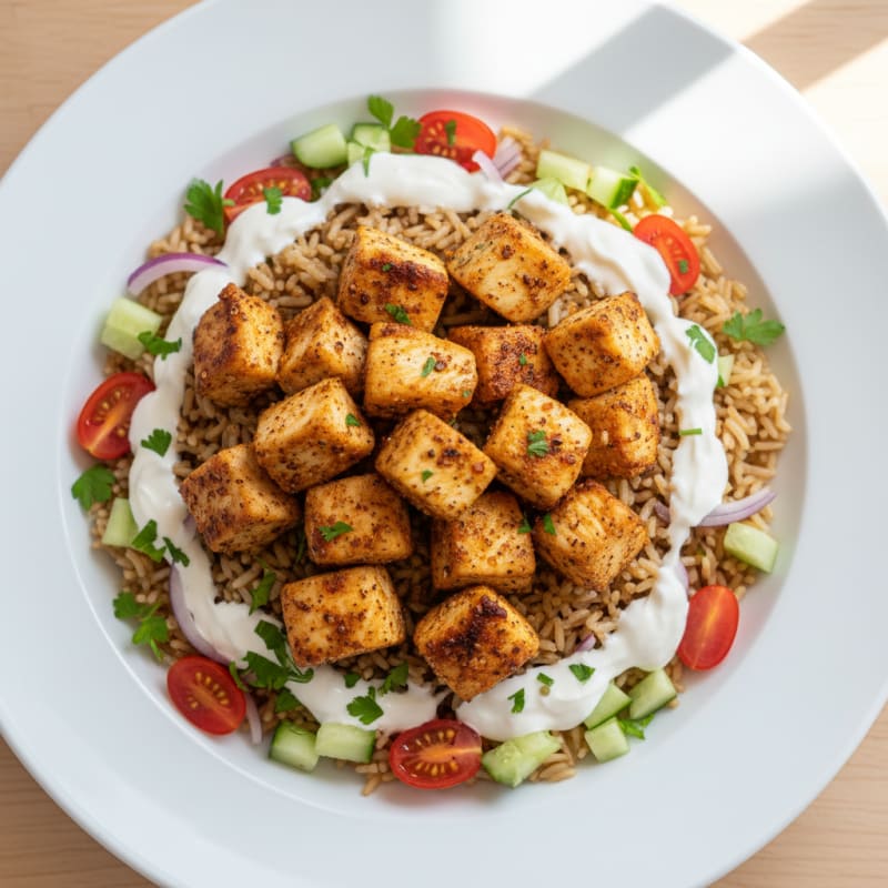 Chicken Shawarma Rice Bowl