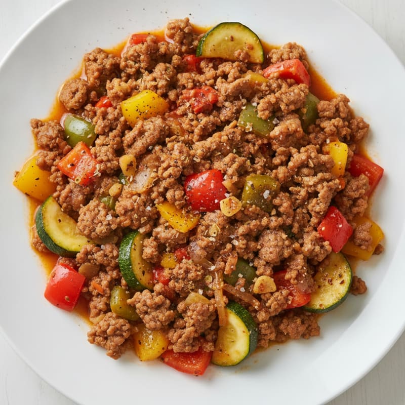 Ground Beef and Vegetable Skillet