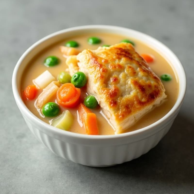 Hearty Creamy Chicken and Vegetable Pot Pie