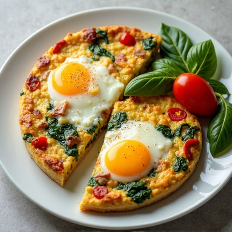 Fluffy Baked Egg and Vegetable Frittata