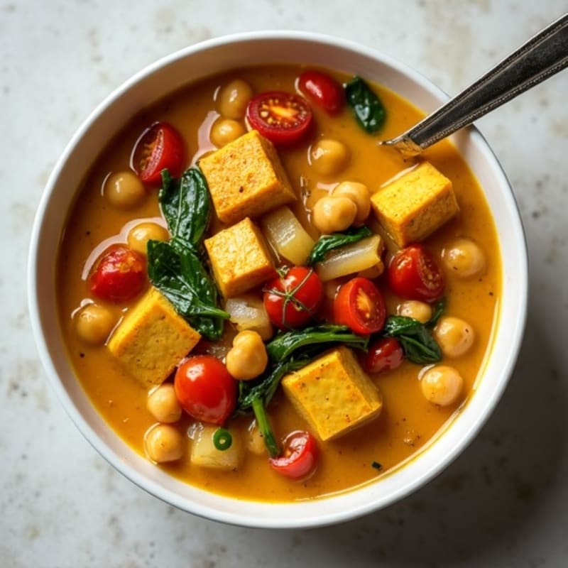 Hearty Coconut Curry Chickpea Stew