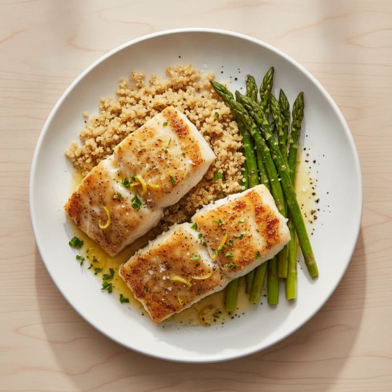 Lemon Herb Baked Cod