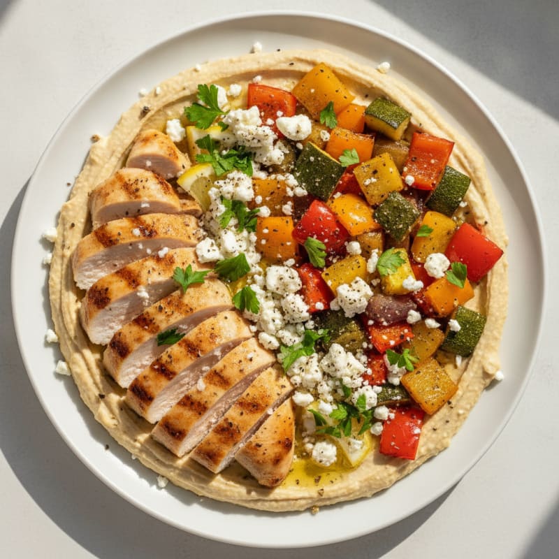 Mediterranean Hummus Platter