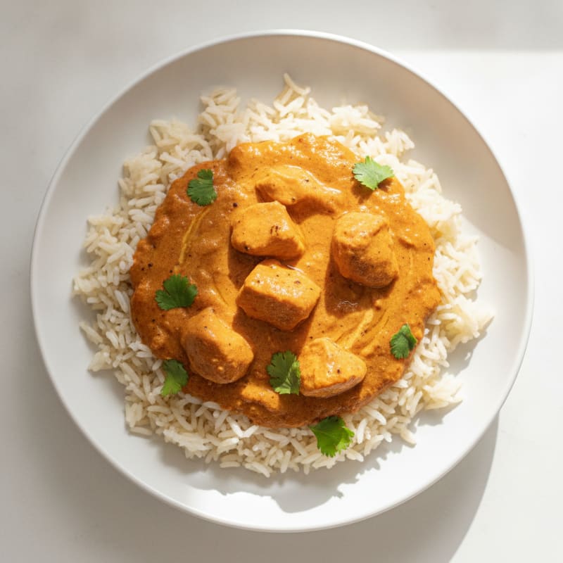 Spiced Butter Chicken with Basmati Rice