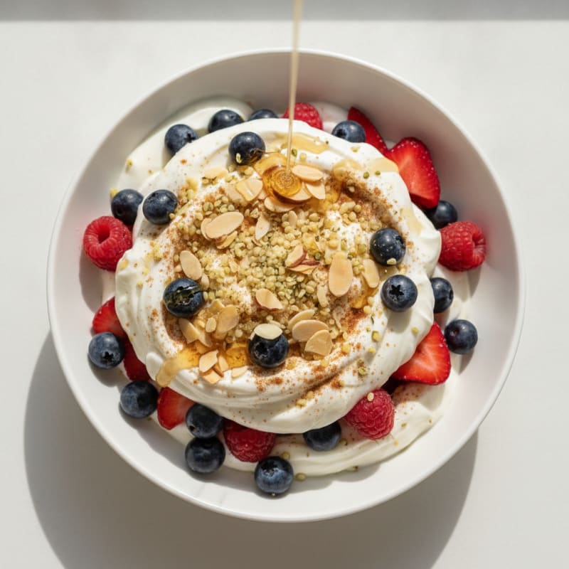 High-Protein Greek Yogurt Berry Parfait