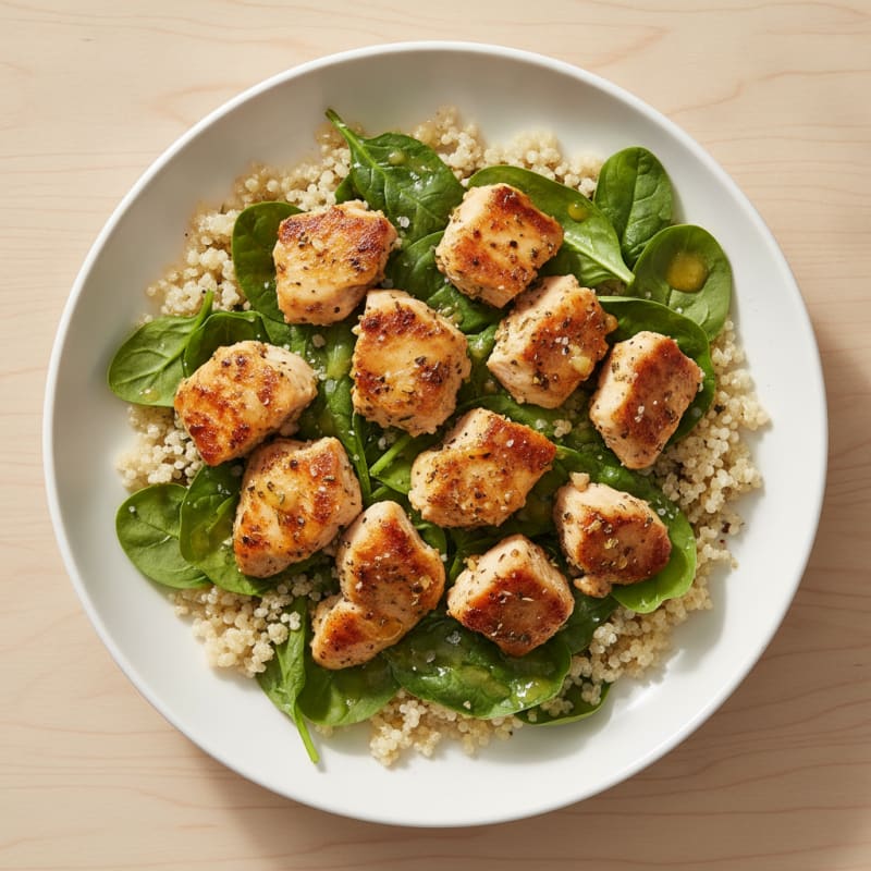 Lemon-Herb Chicken & Quinoa Protein Bowl