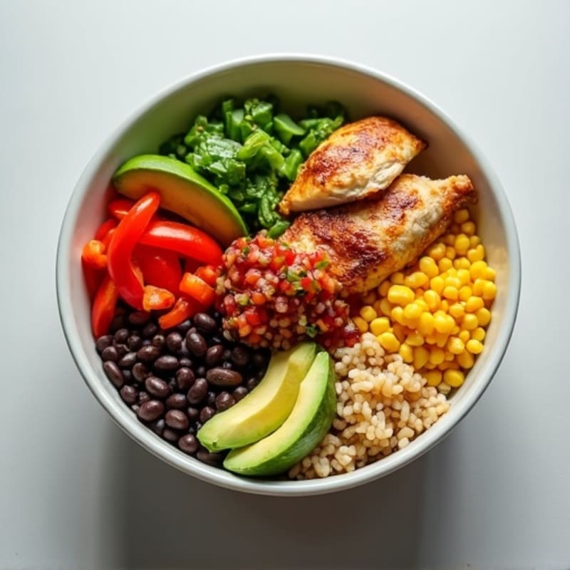 Vibrant Black Bean Burrito Bowl