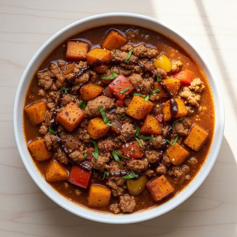 Smoky Turkey and Sweet Potato Chili