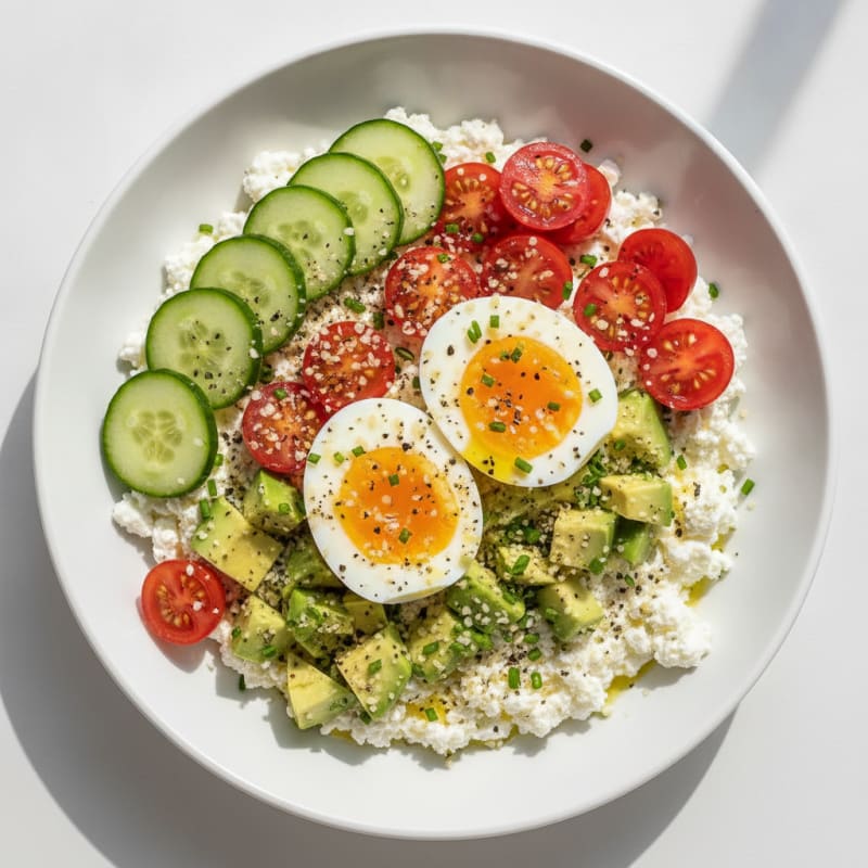 Savory Cottage Cheese Breakfast Bowl