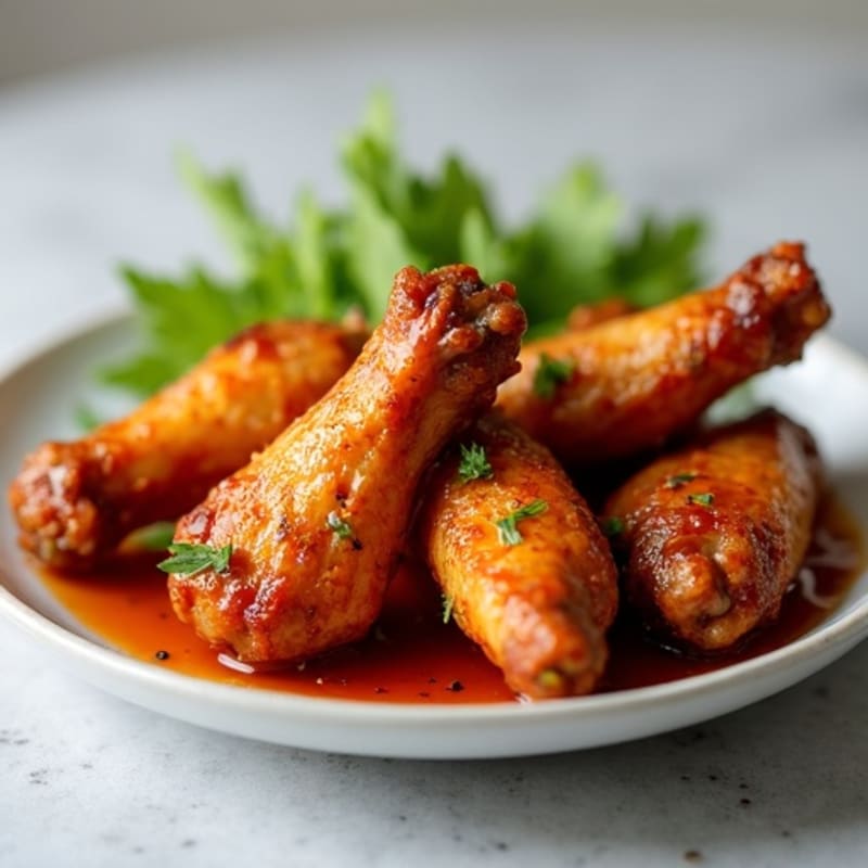 Crispy Honey Glazed Chicken Wings