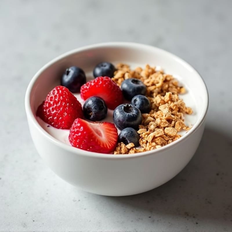 Protein-Packed Berry Crunch Greek Yogurt Bowl