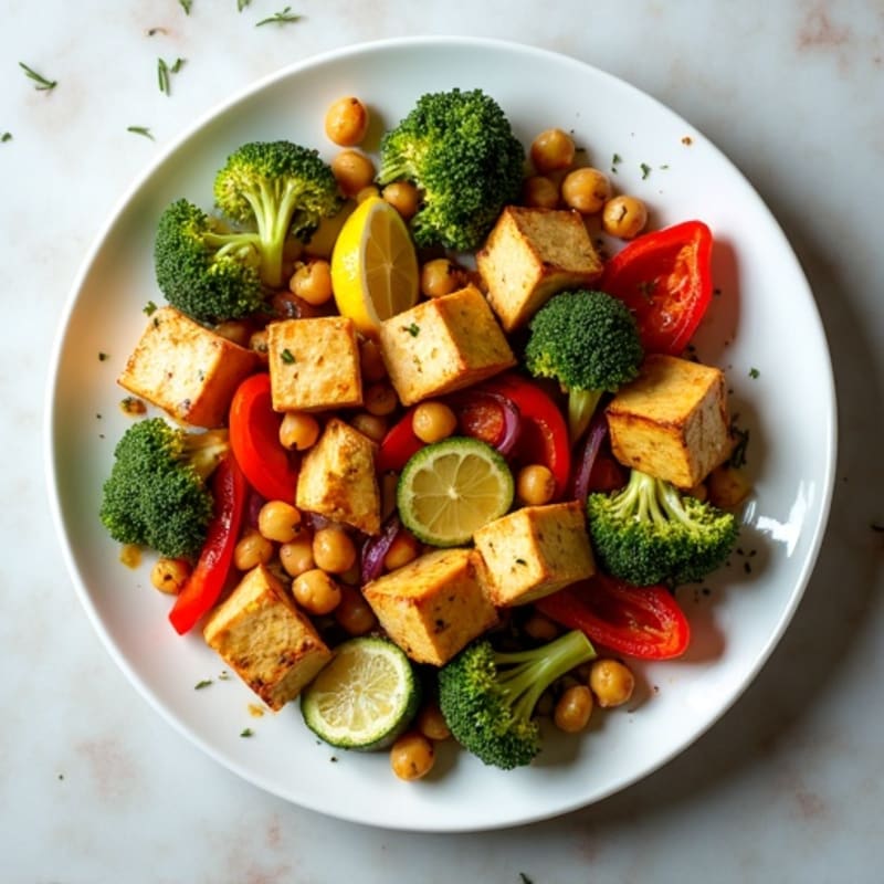 Crispy Roasted Vegetables with Lemon and Herbs