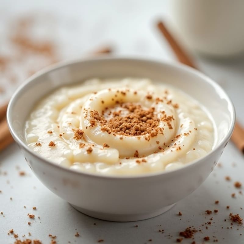 Creamy Greek Yogurt Rice Pudding with Protein Powder