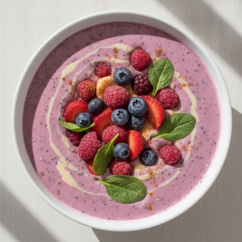 Vanilla Berry Protein Smoothie