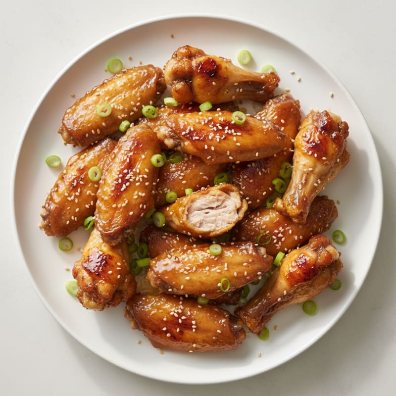 Honey-Garlic Glazed Chicken Wings