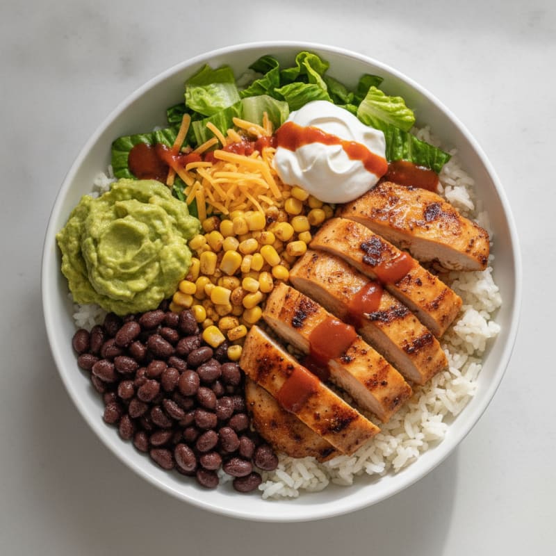 Chipotle Chicken Thigh Rice Bowl