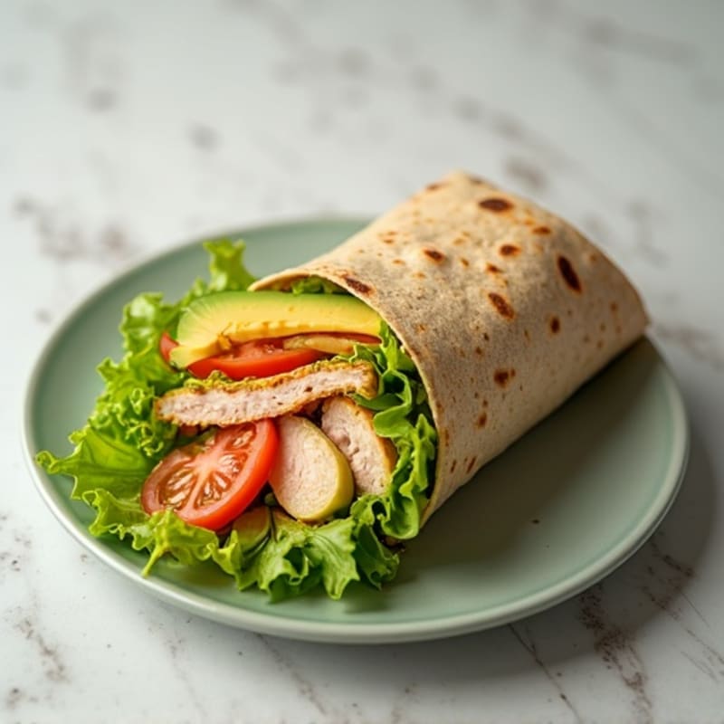 Fresh Turkey Avocado Wrap