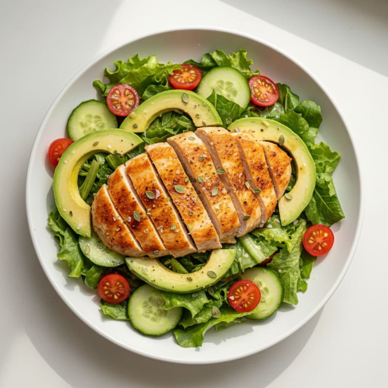 Crispy Lemon-Herb Chicken Salad