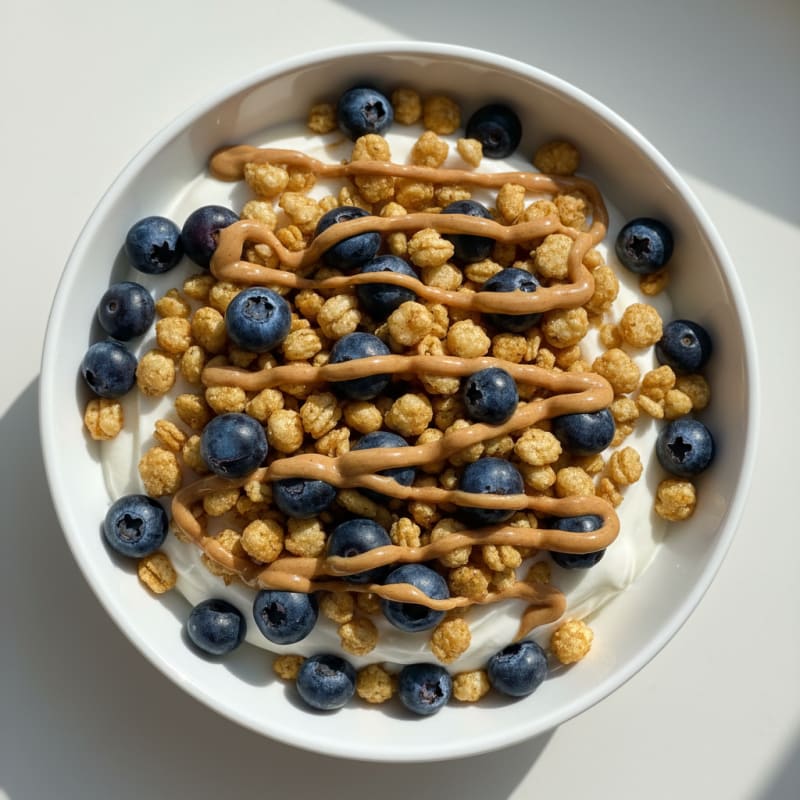 Creamy Greek Yogurt Parfait with Protein Granola and Berries