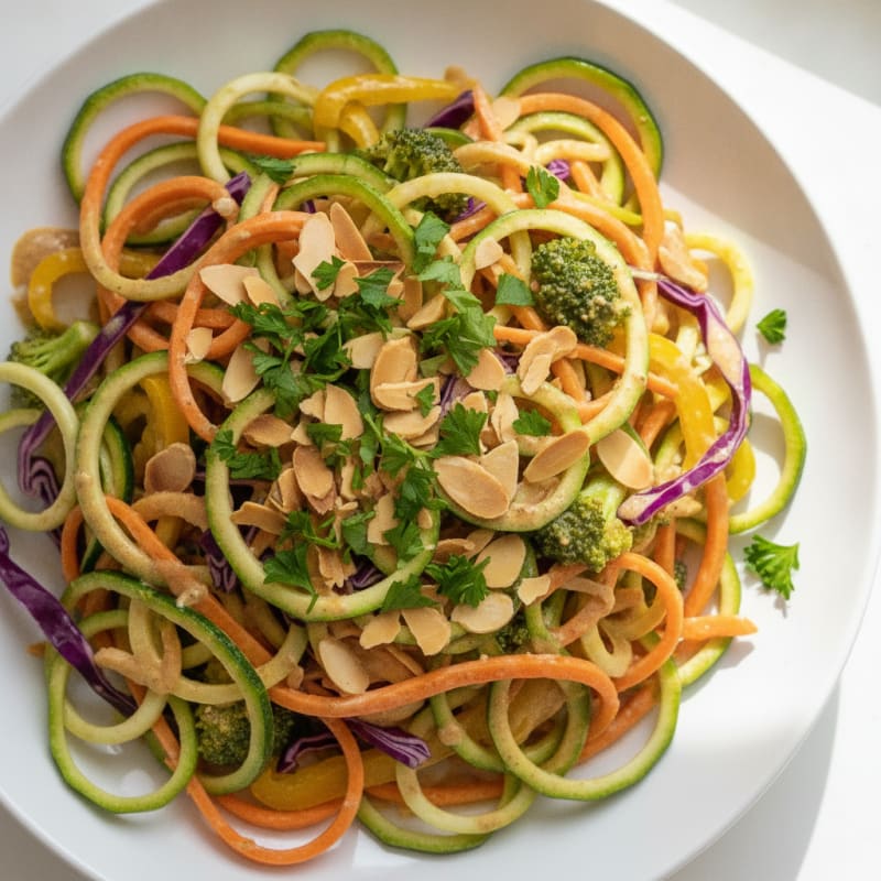 Rainbow Vegetable Noodle Salad