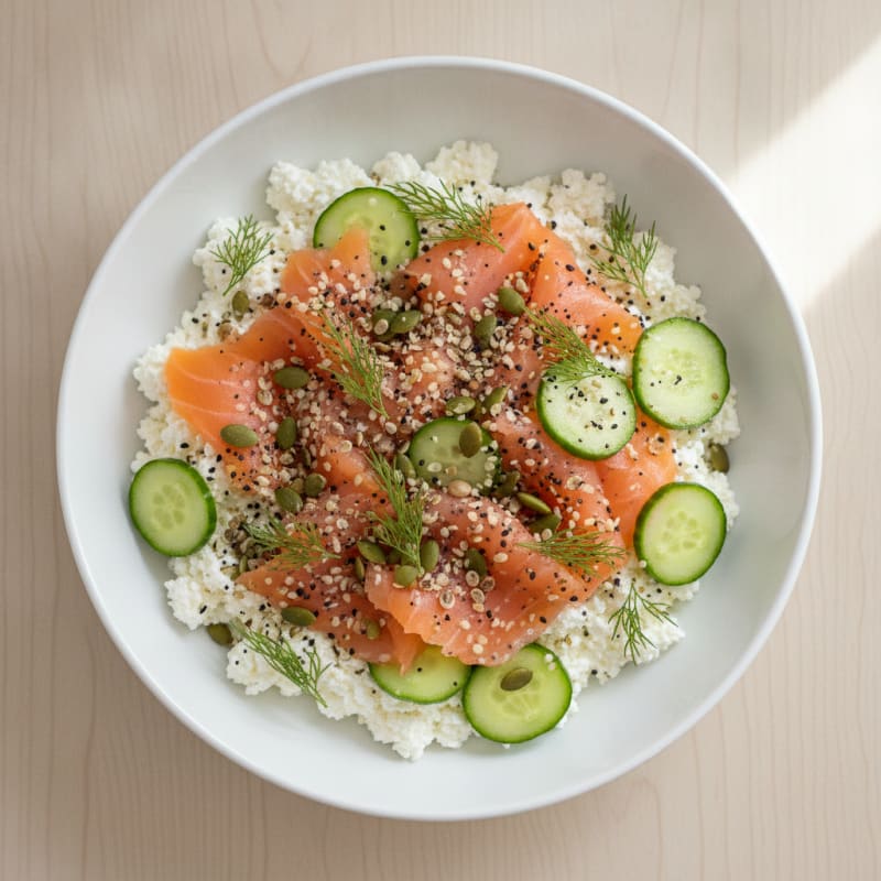 High-Protein Cottage Cheese Power Bowl
