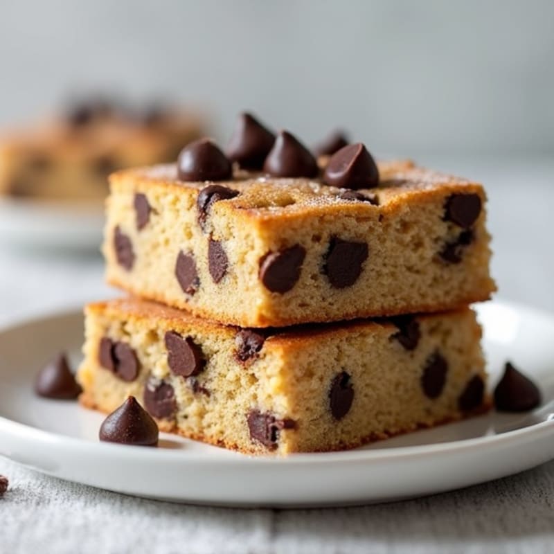 Protein-Packed Almond Flour Chocolate Chip Cookie Cake
