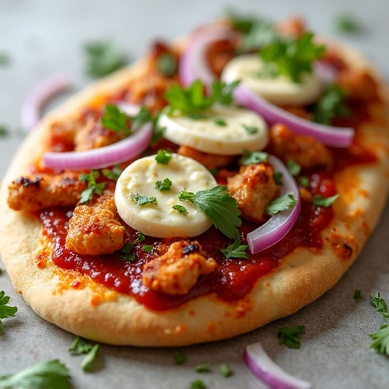 Crispy BBQ Chicken Flatbread Pizza