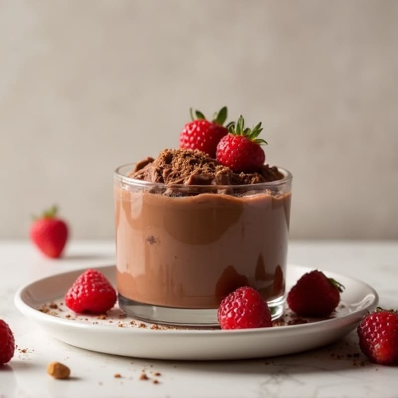 Silky Chocolate Protein Pudding