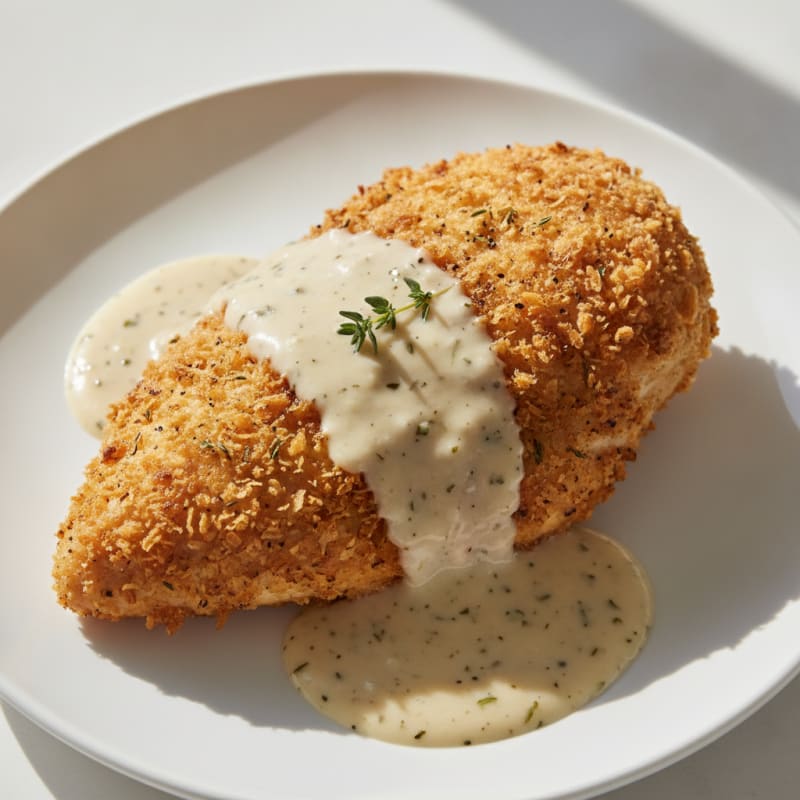 Buttermilk Fried Chicken with Creamy Gravy