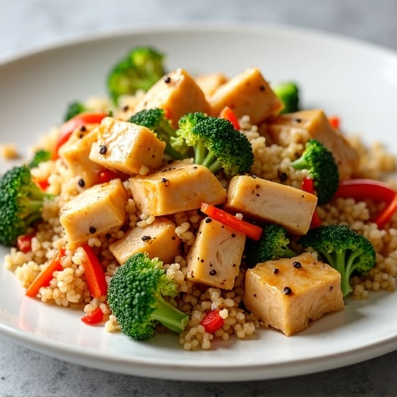 Cauliflower Rice Chicken Stir-Fry
