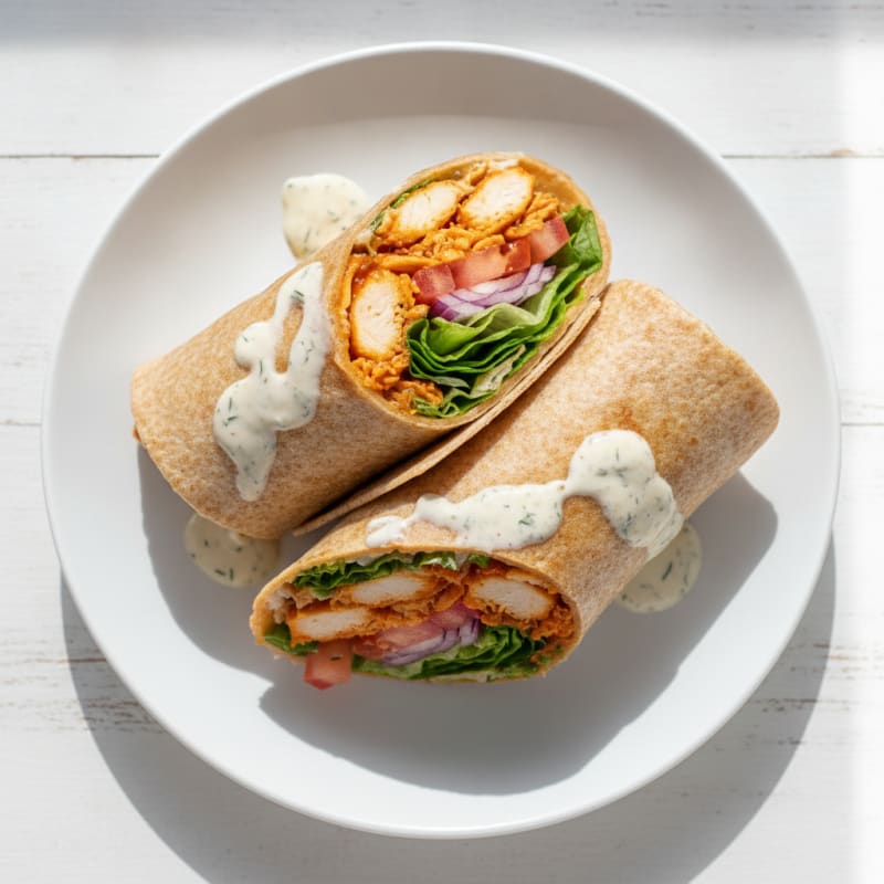 Buffalo Ranch Chicken Wrap