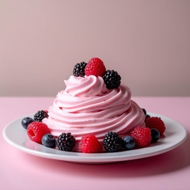 Whipped Protein Berry Mousse