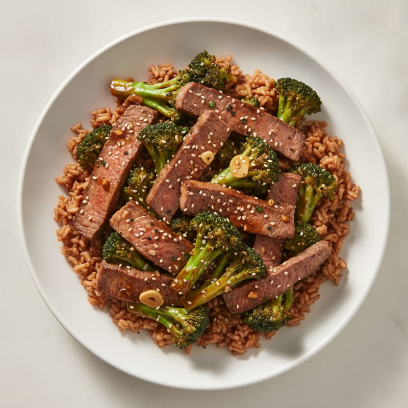 Sesame Beef & Broccoli Stir-Fry