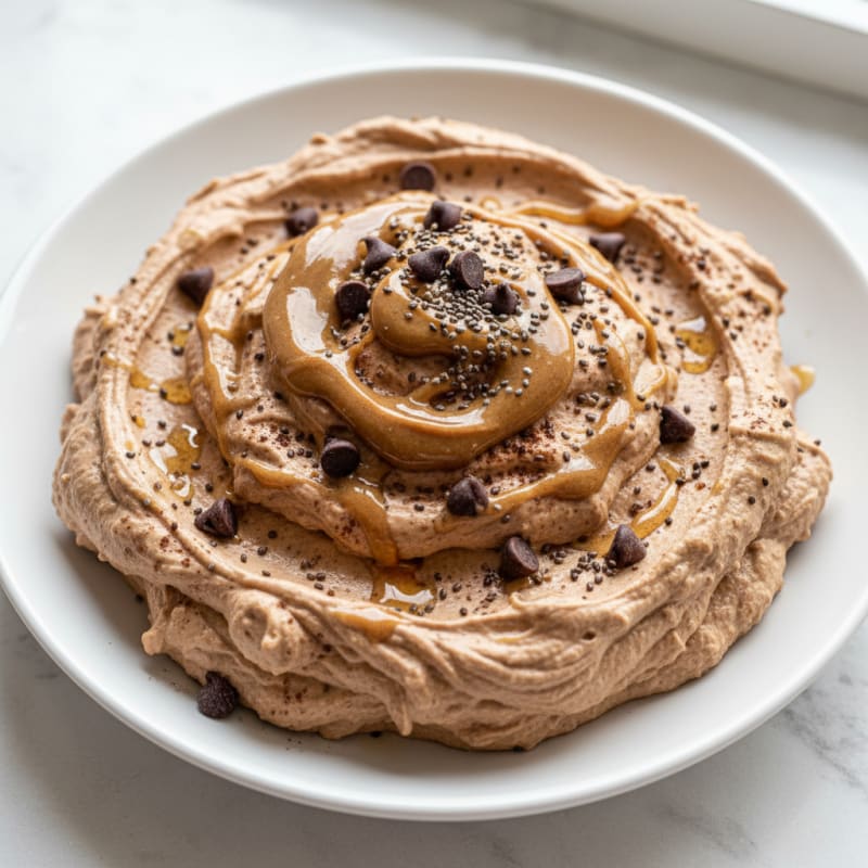 Silky Chocolate Protein Mousse with Greek Yogurt