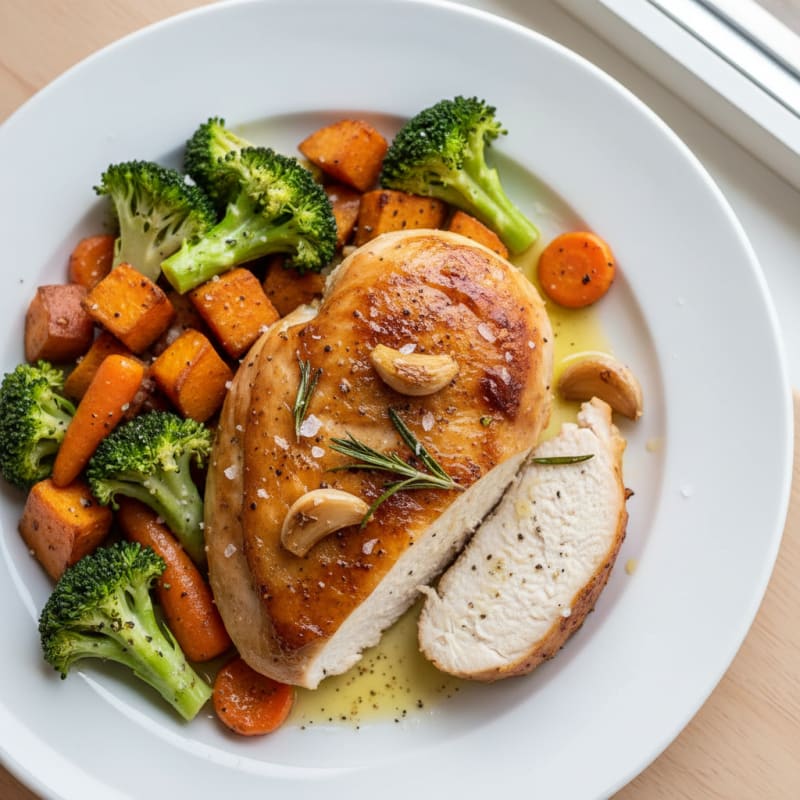 Garlic Herb Roasted Chicken