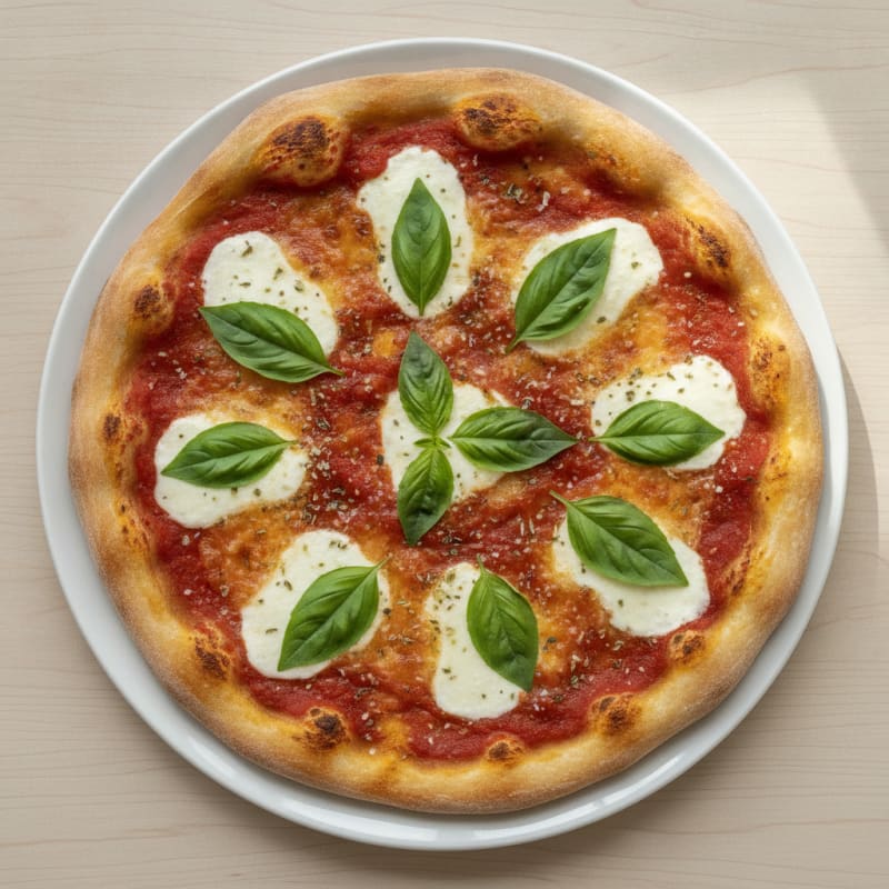 Classic Margherita Pizza with Fresh Basil