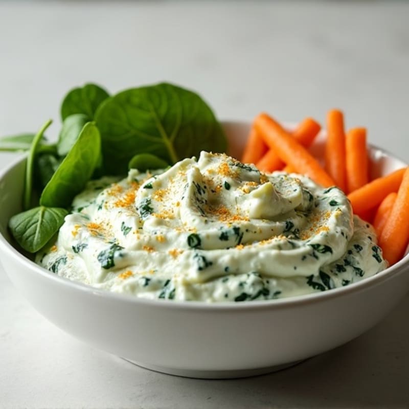 Creamy Greek Yogurt Spinach Artichoke Dip