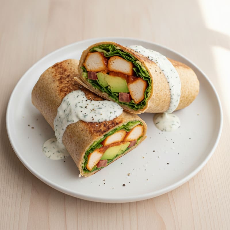 Buffalo Ranch Chicken Wrap
