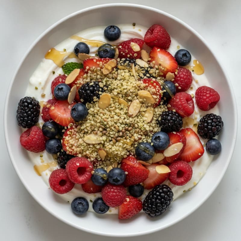 Greek Yogurt Berry Breakfast Bowl