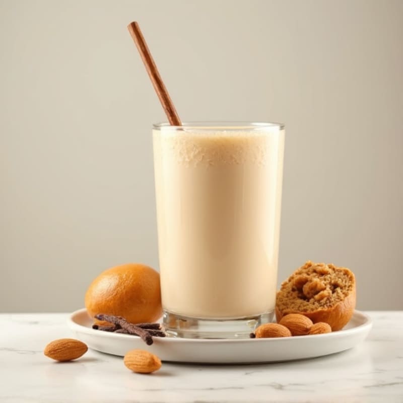 Vanilla Protein Shake with Almond Butter