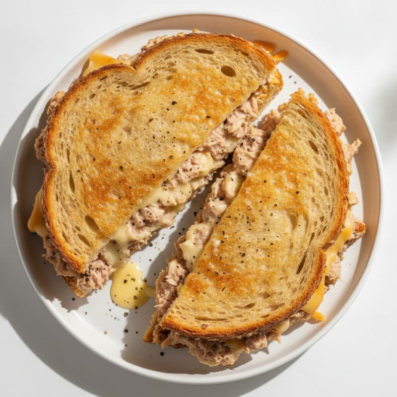 Classic White Onion Tuna Melt