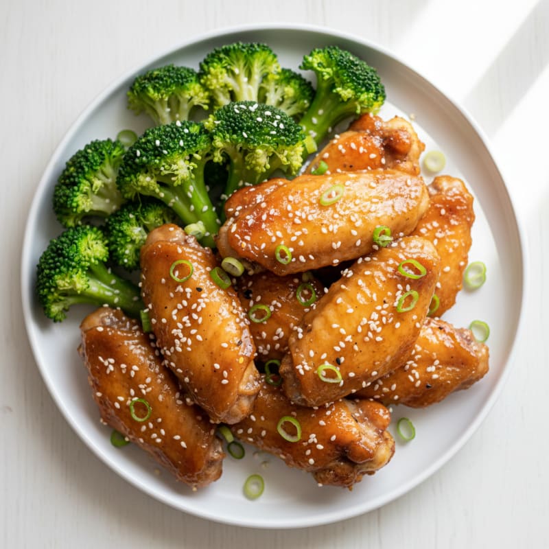 Honey-Garlic Glazed Chicken Wings