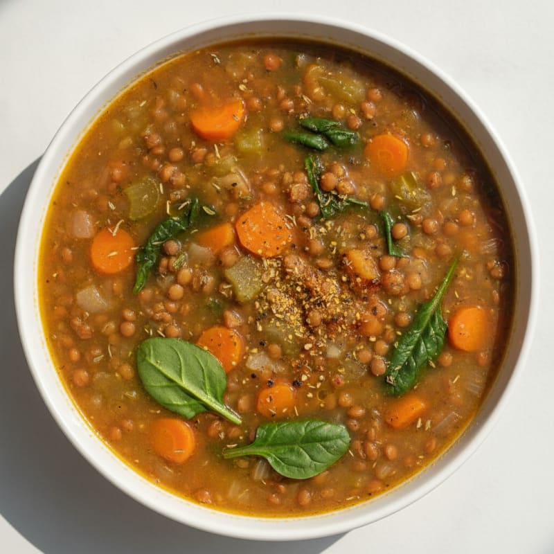 Hearty Lentil Vegetable Soup