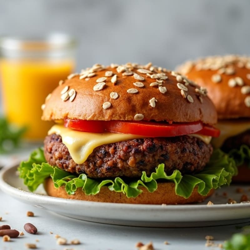 Hearty Smoky Black Bean Burgers