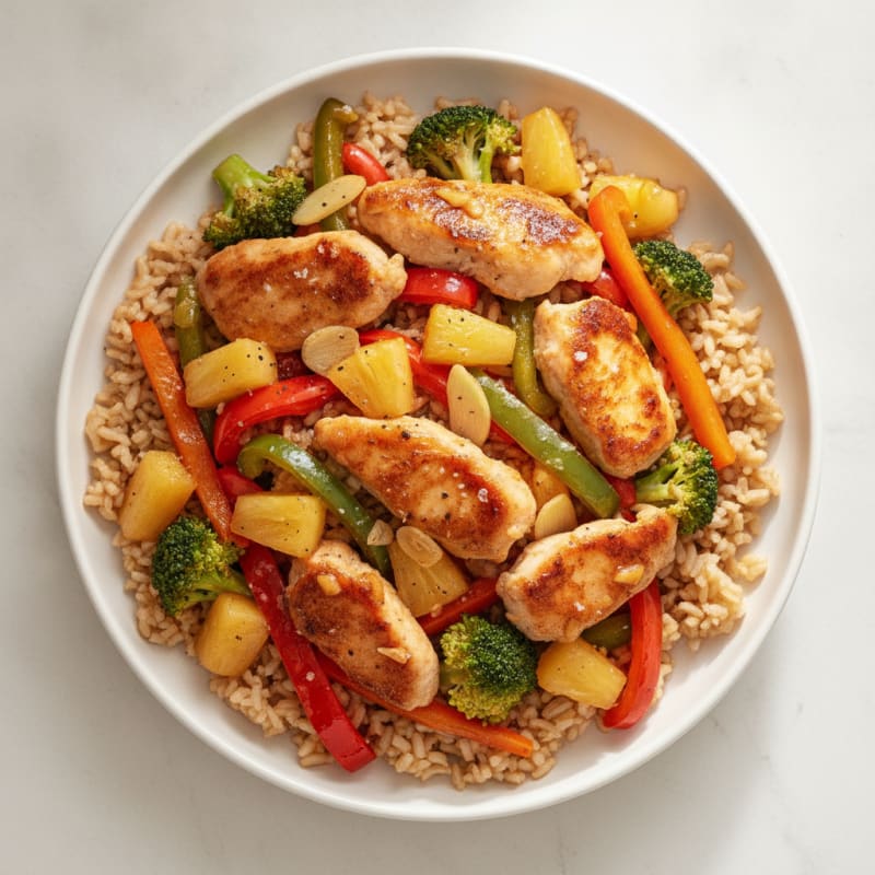 Sweet and Sour Chicken Stir-Fry