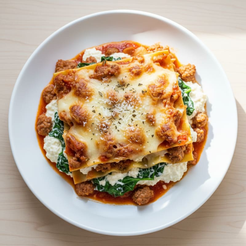 Classic Italian Sausage Lasagna Bake