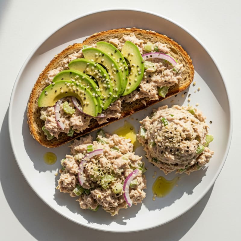 Creamy Tuna Salad with Zesty Lemon