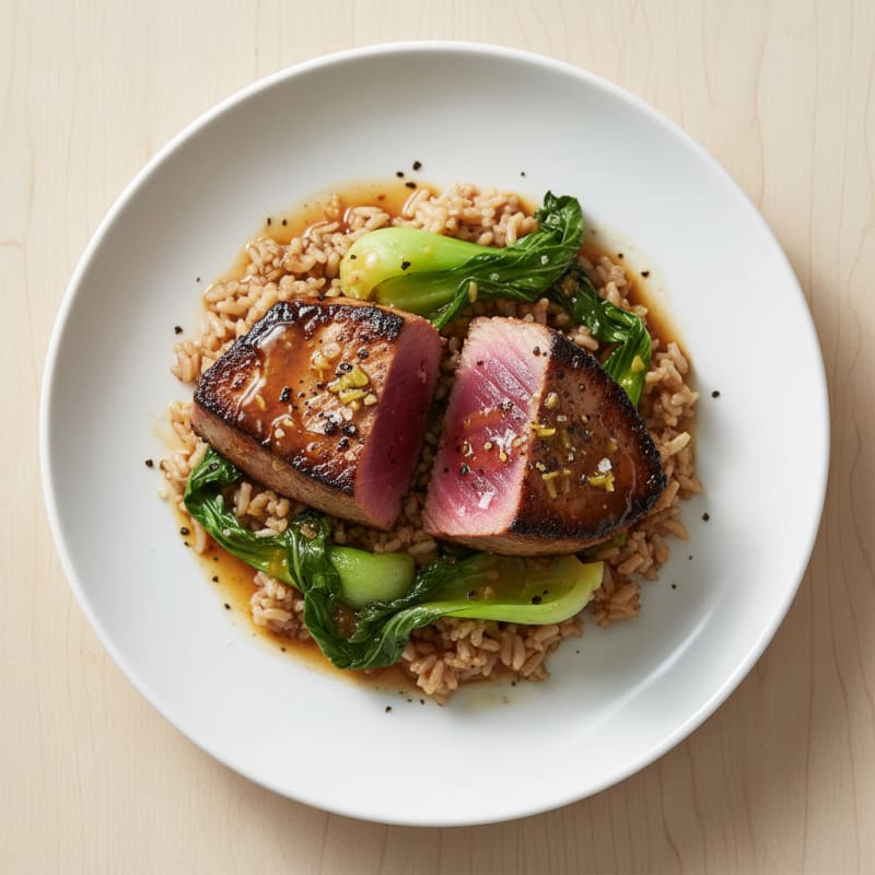 Pan-Seared Zesty Ahi Tuna Steaks
