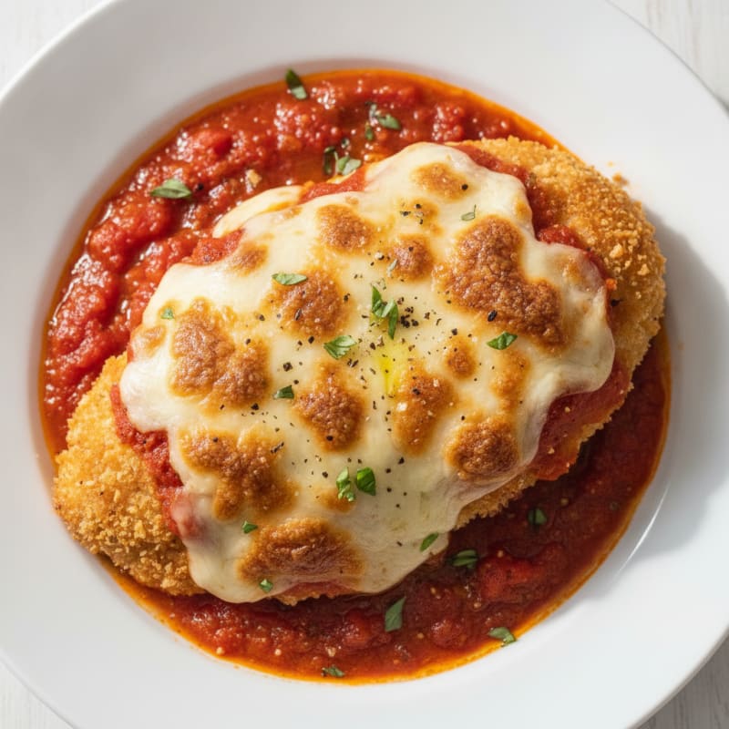 Baked Chicken Parmesan with Marinara