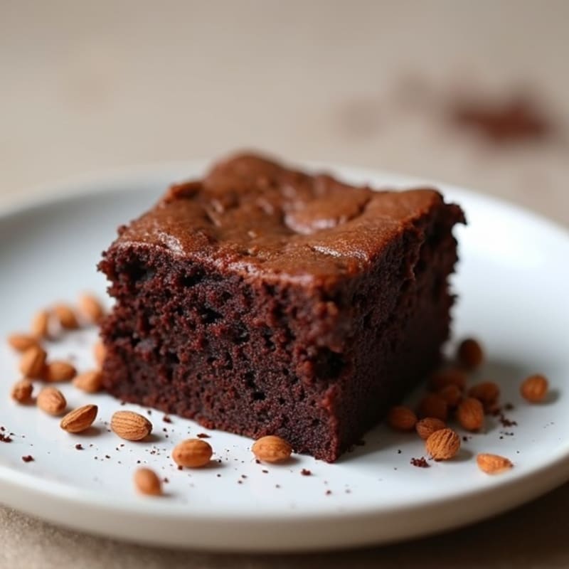 Protein-Rich Dark Chocolate Almond Flour Cake